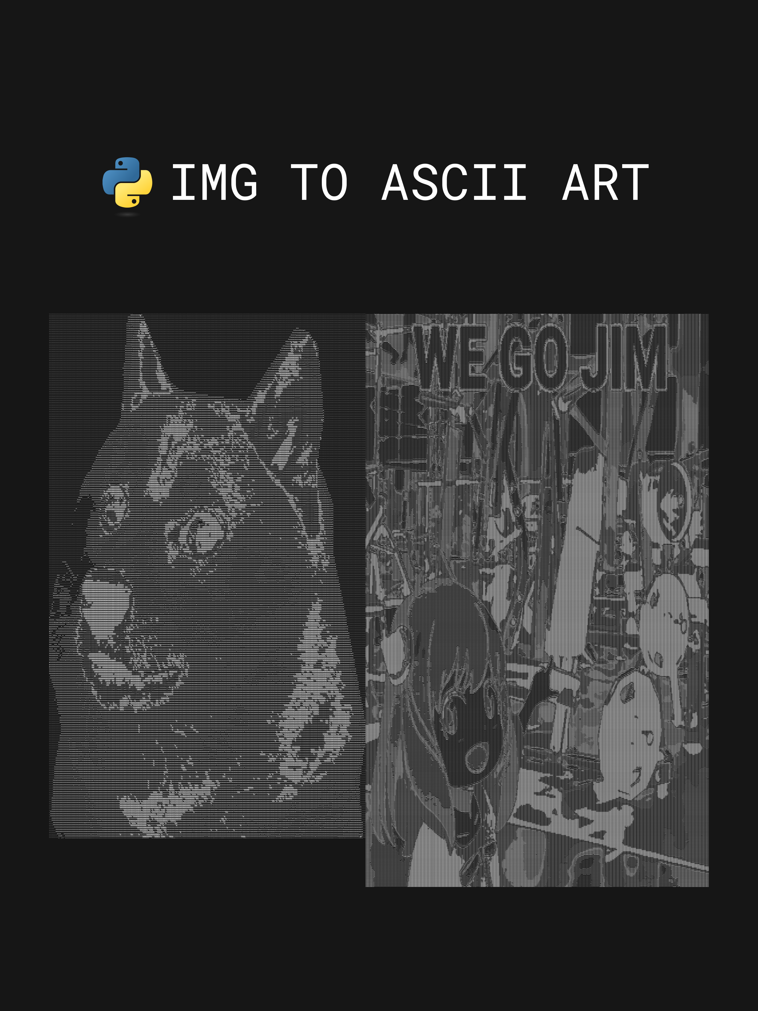 Image to ascii art